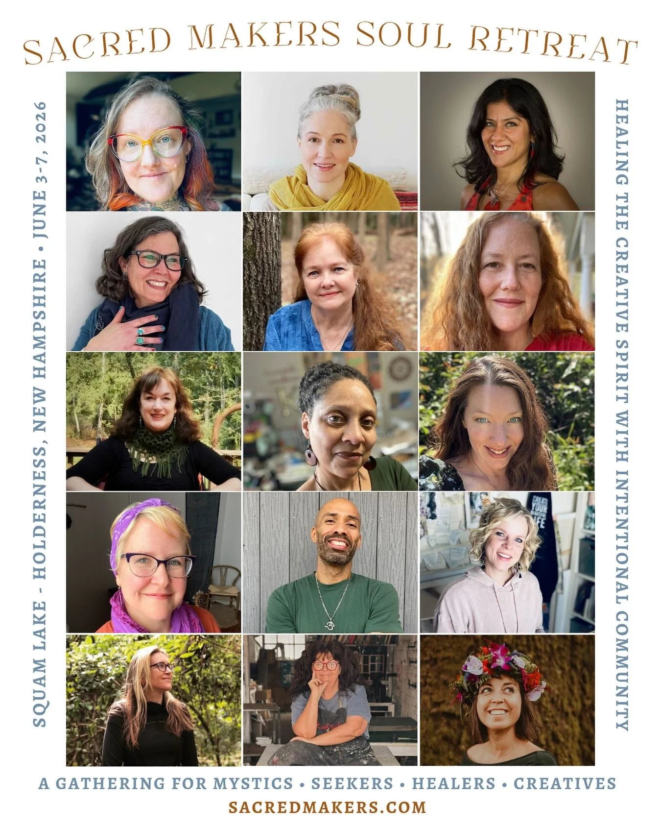 I&rsquo;m so honored to have been invited by @kialagives to teach at this retreat at Squam Lake in June, 2026.
Kiala has scheduled the following live calls to answer your questions about the retreat:
August 4th - 3pm to 4pm Central
August 12th - 3pm 