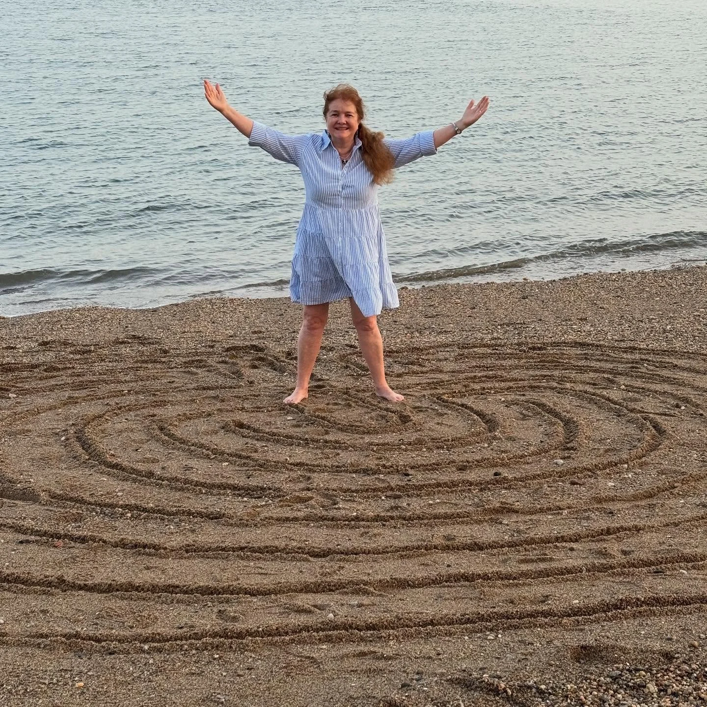 A beach &hellip; that means a labyrinth!