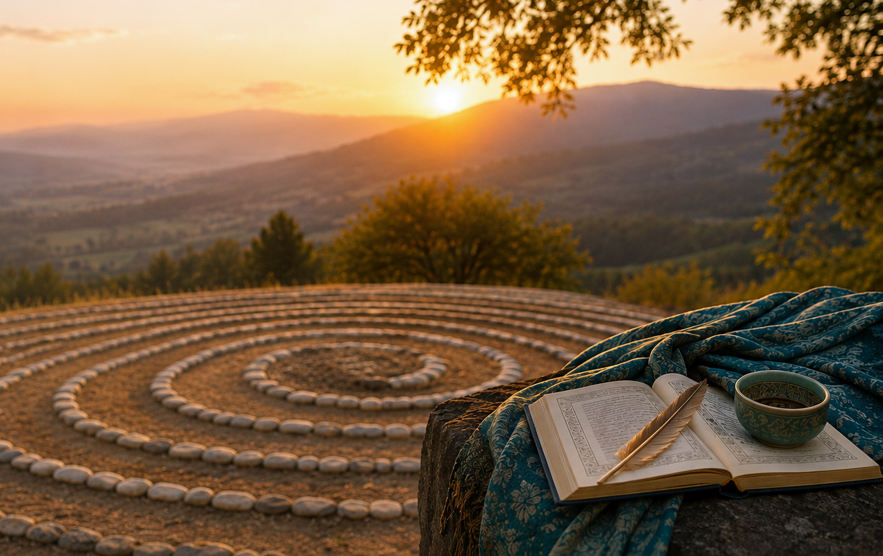 WALKING WITH THE WISDOM OF RUMI: A LABYRINTH EXPERIENCE AND PRACTICE