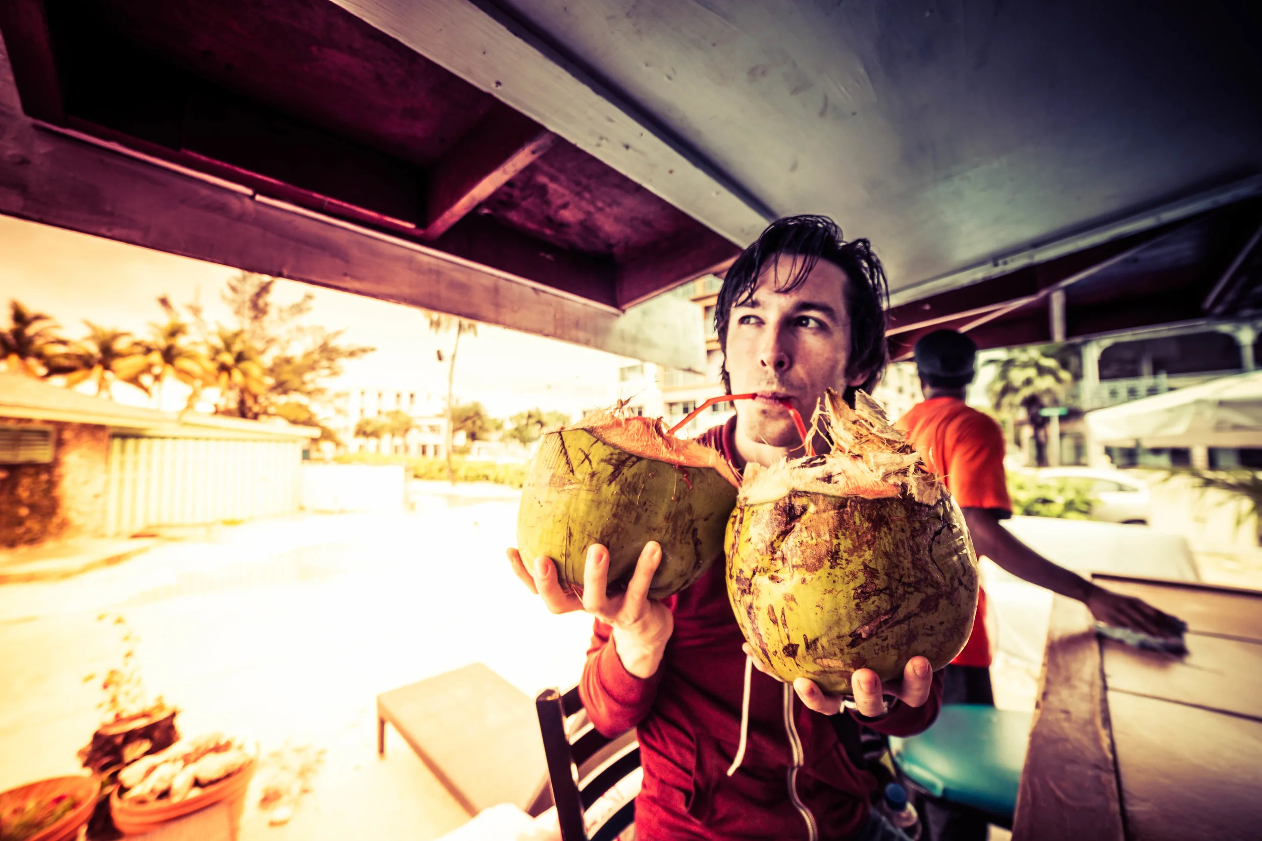 Coconuts at the Tiki Bikini Hut