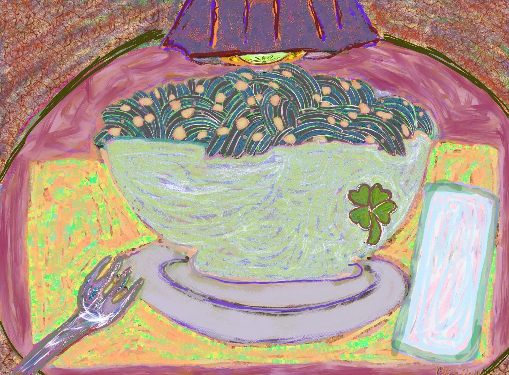 At Nighttime With a Squid Taste, 2024