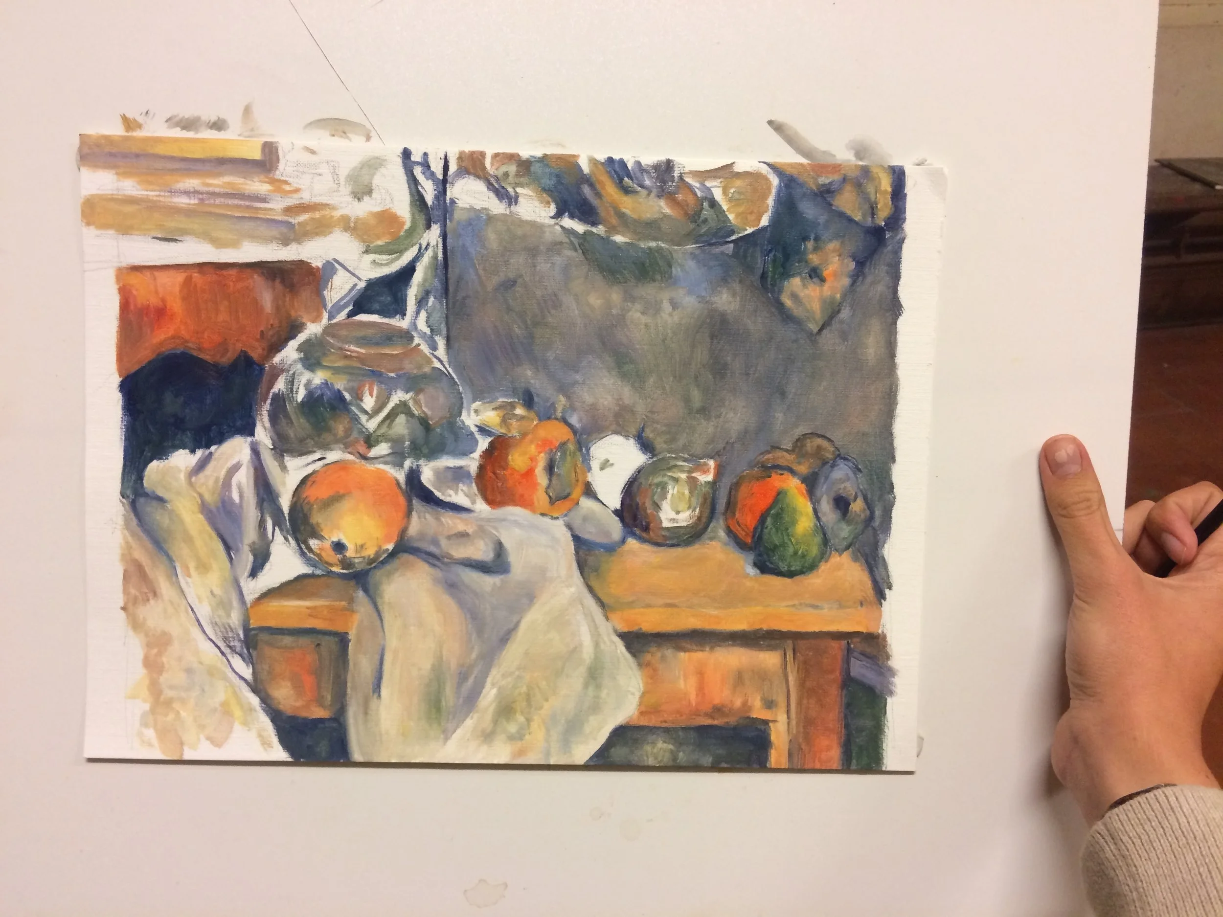 Cezanne copy - unfinished