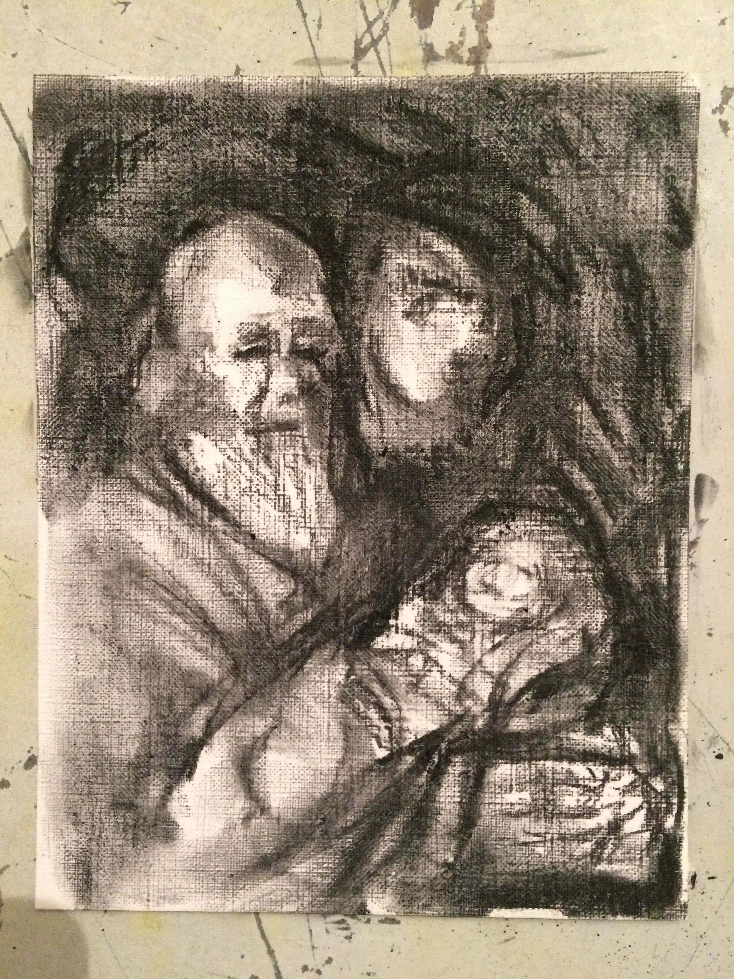 Rembrandt's Simeon, study #1