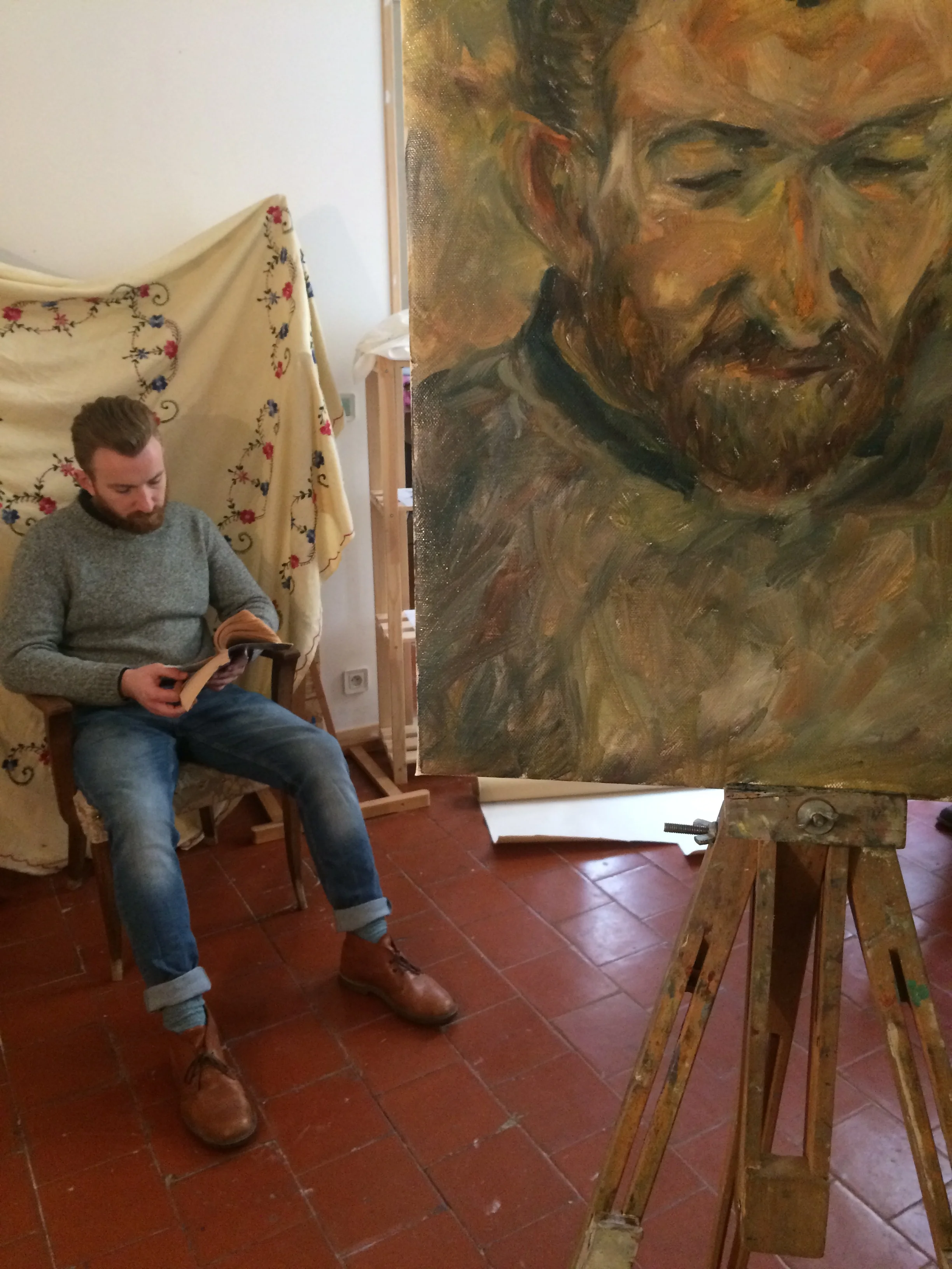 Ben - painting and model