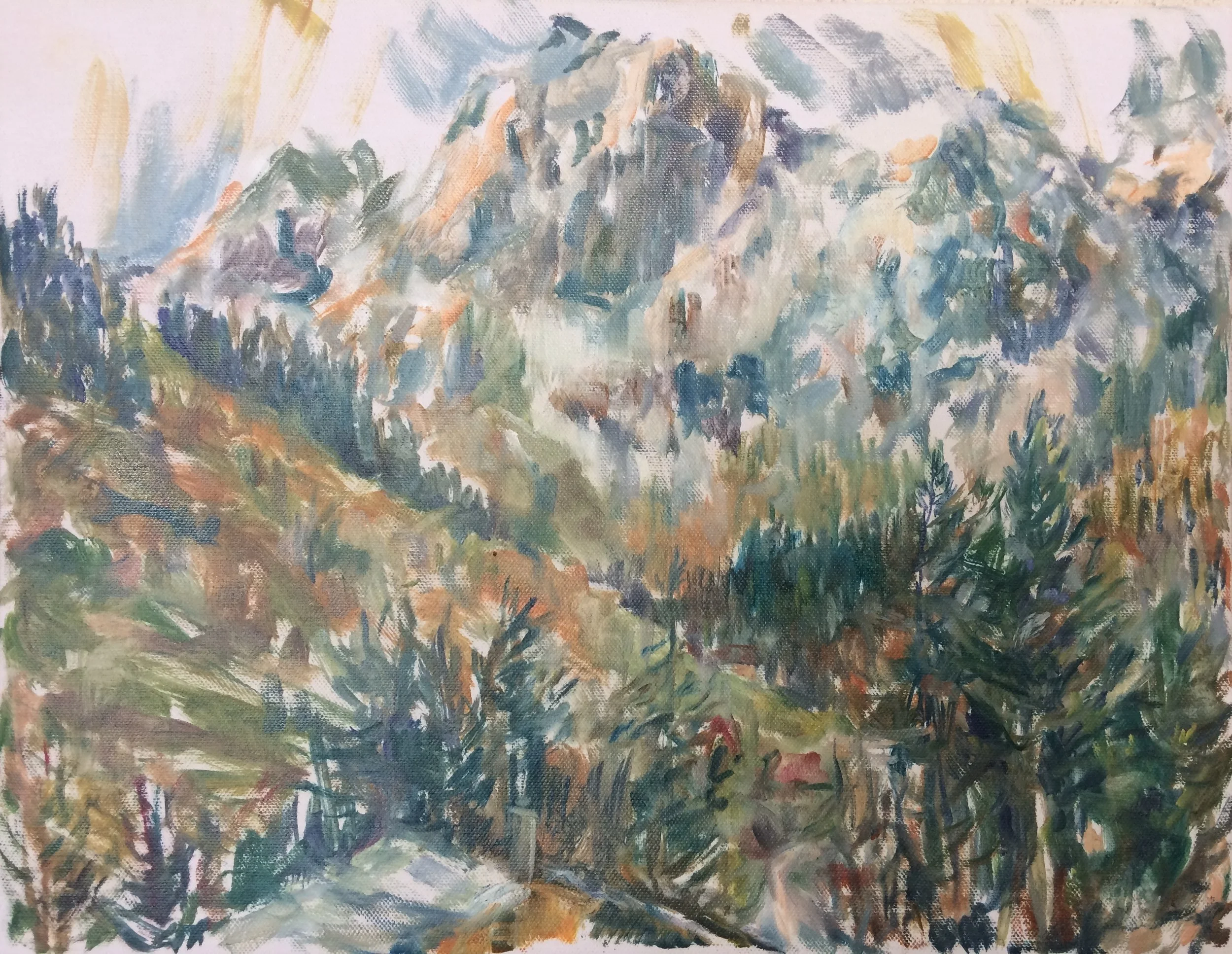 View of the Alps near Chateau-d'Oex