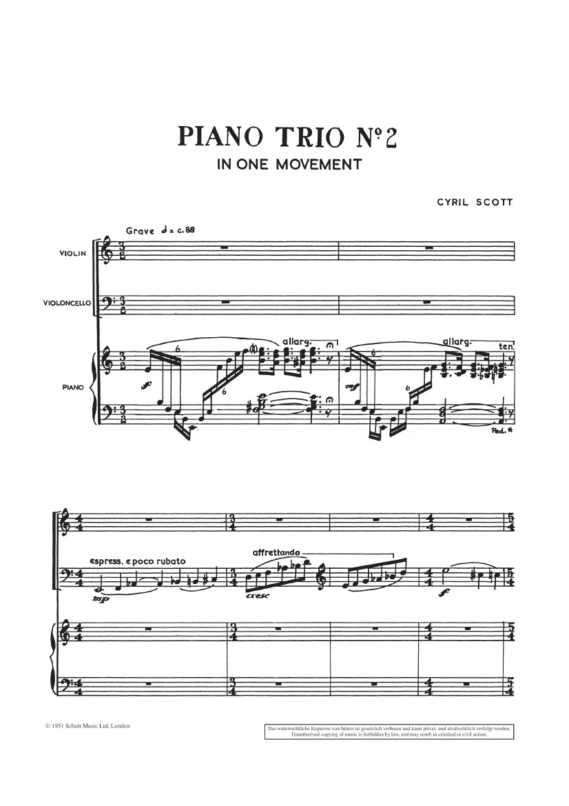Piano Trio No. 2