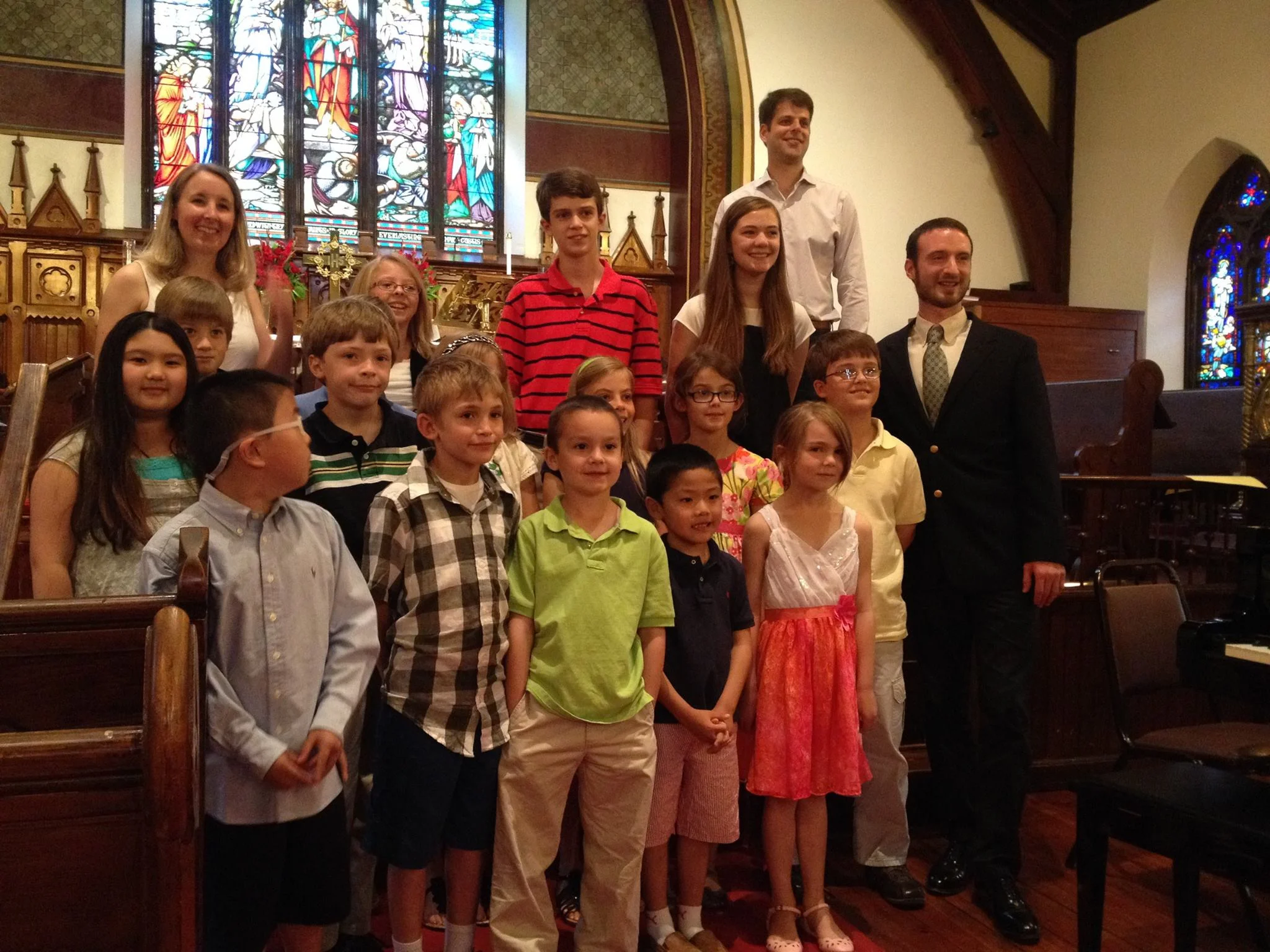 Joint recital with students of Lacey Lynch, Ted Bickish, and my own. June 2014 at Grace Episcopal Church in Lexington, VA.