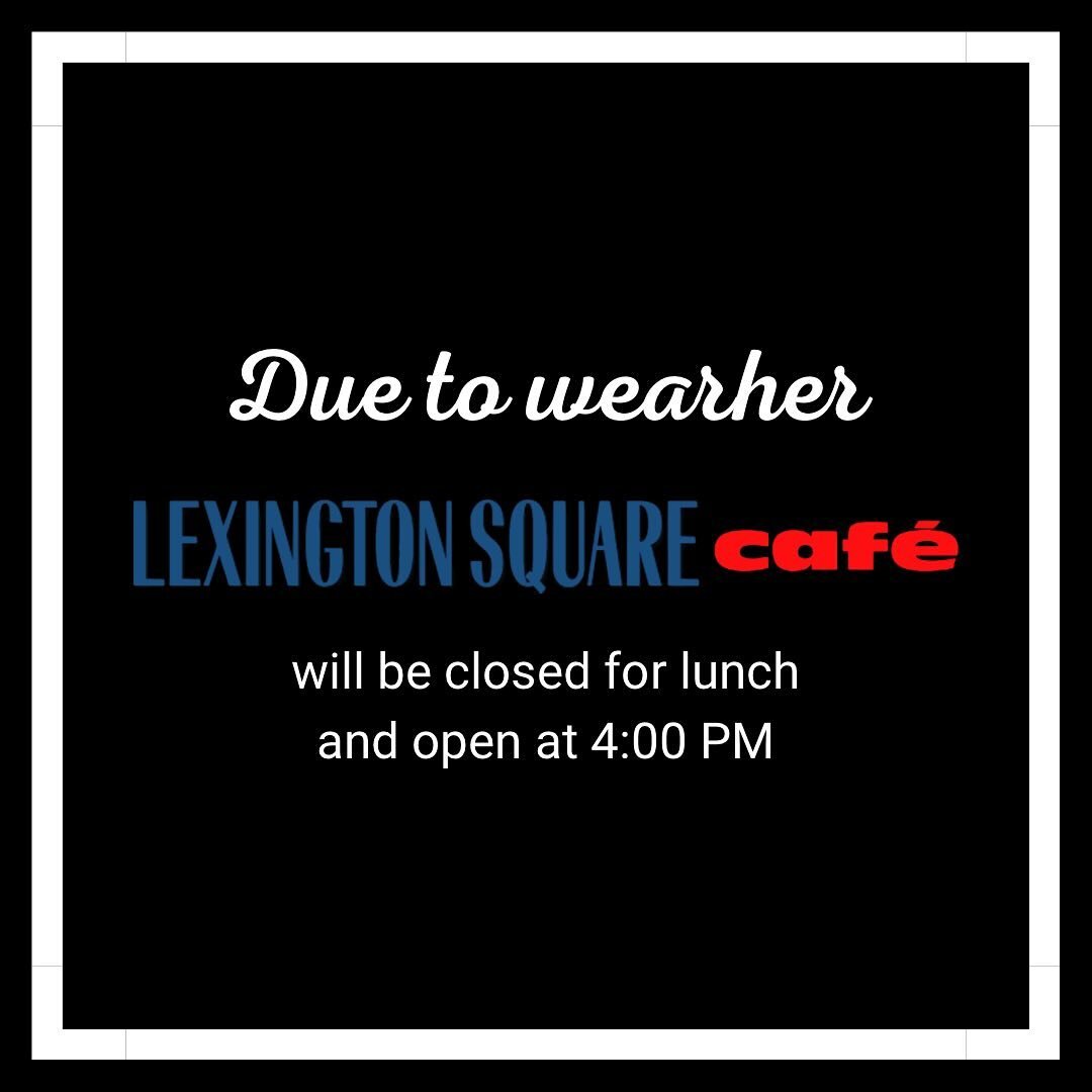 Stay safe and we will see you at 4:00 PM! ❄️

510 Lexington Avenue Mount Kisco, NY 10549
914 244 3663

#foodie #westchestereats #914eats #914food #westchesternyeats
