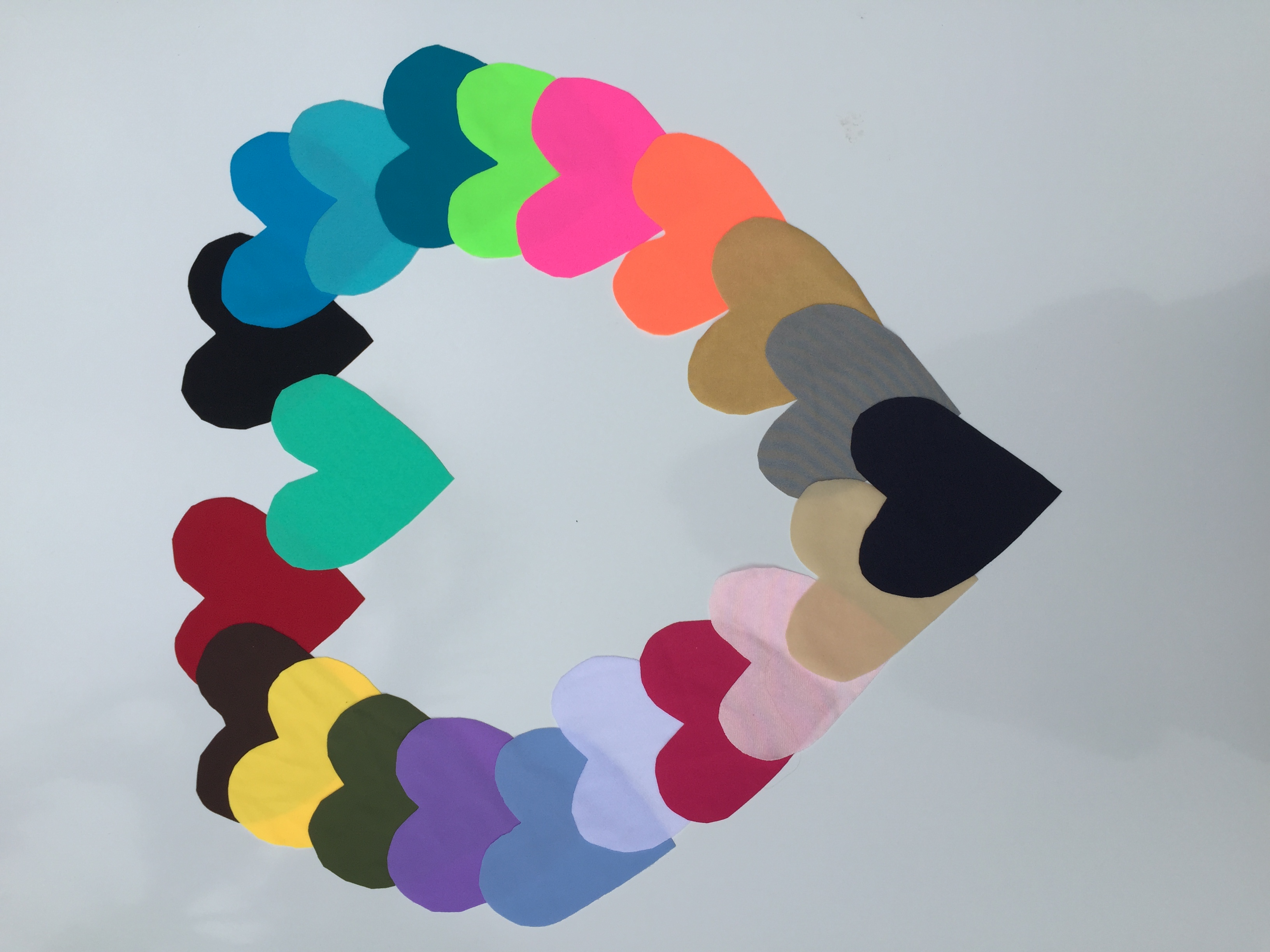  Selection of Solid Fabric Colors