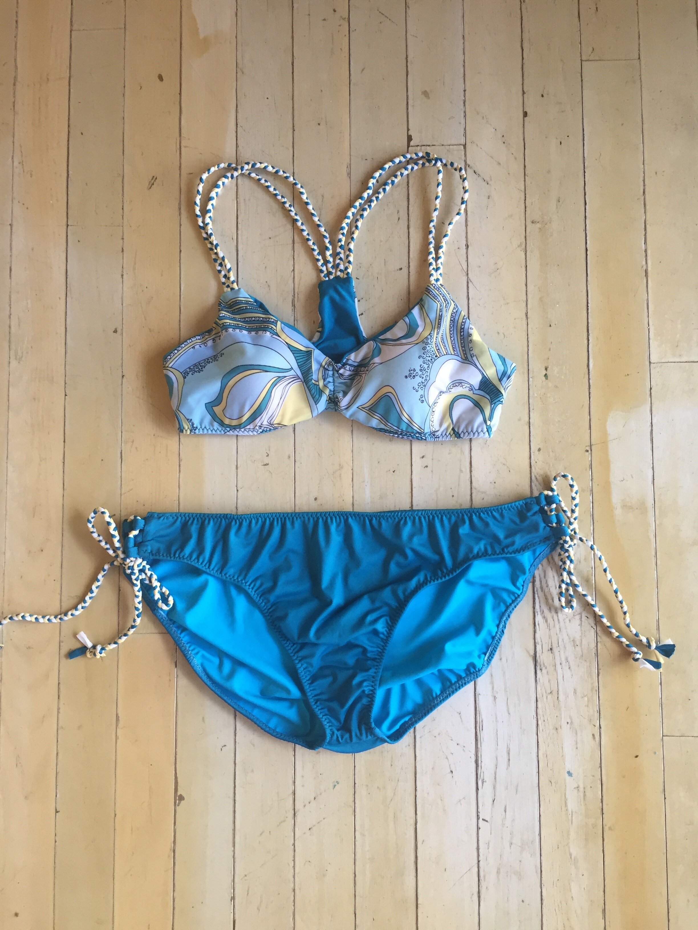 Surf Top with Braided Sugar Beach Bottom