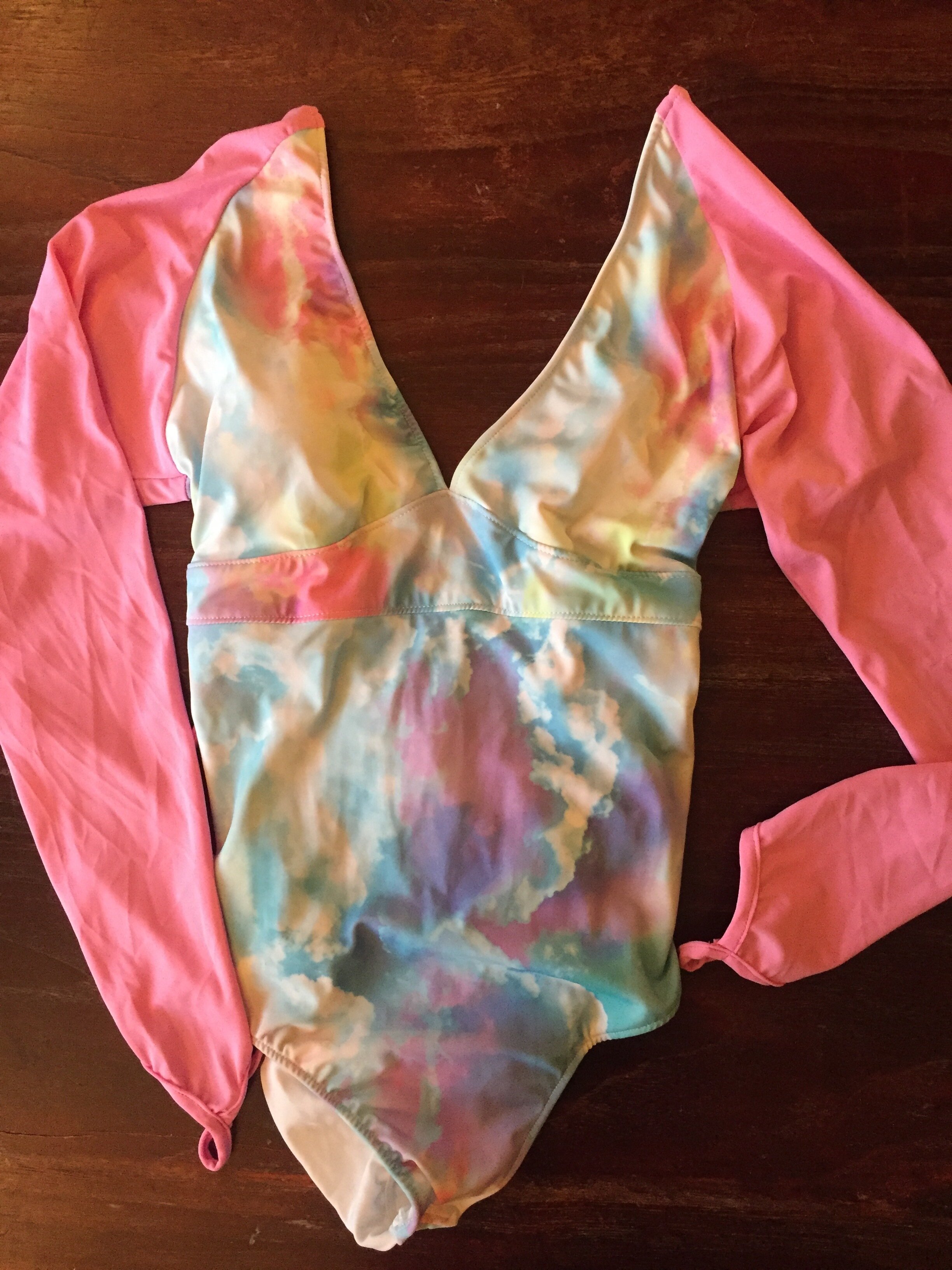 One Piece Customized with Long Sleeves and Finger Loops