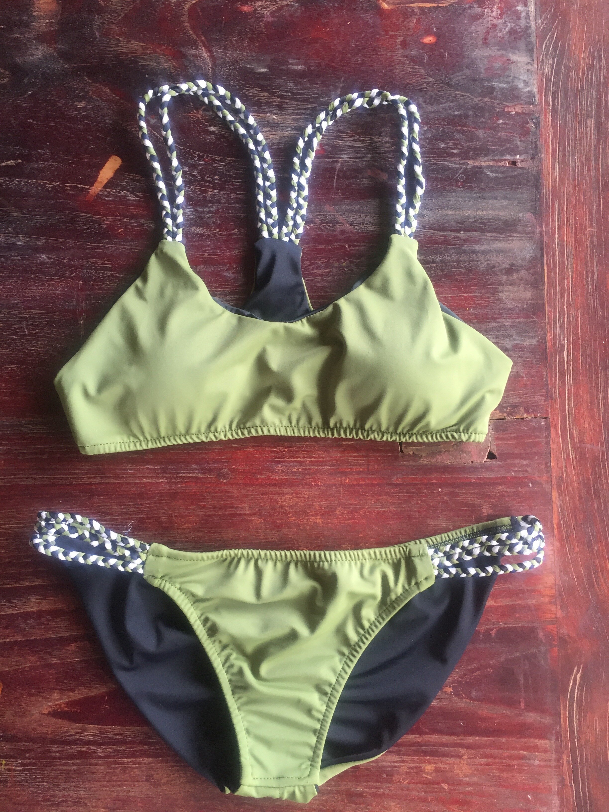 Surf Top with Laura Braid Bottom