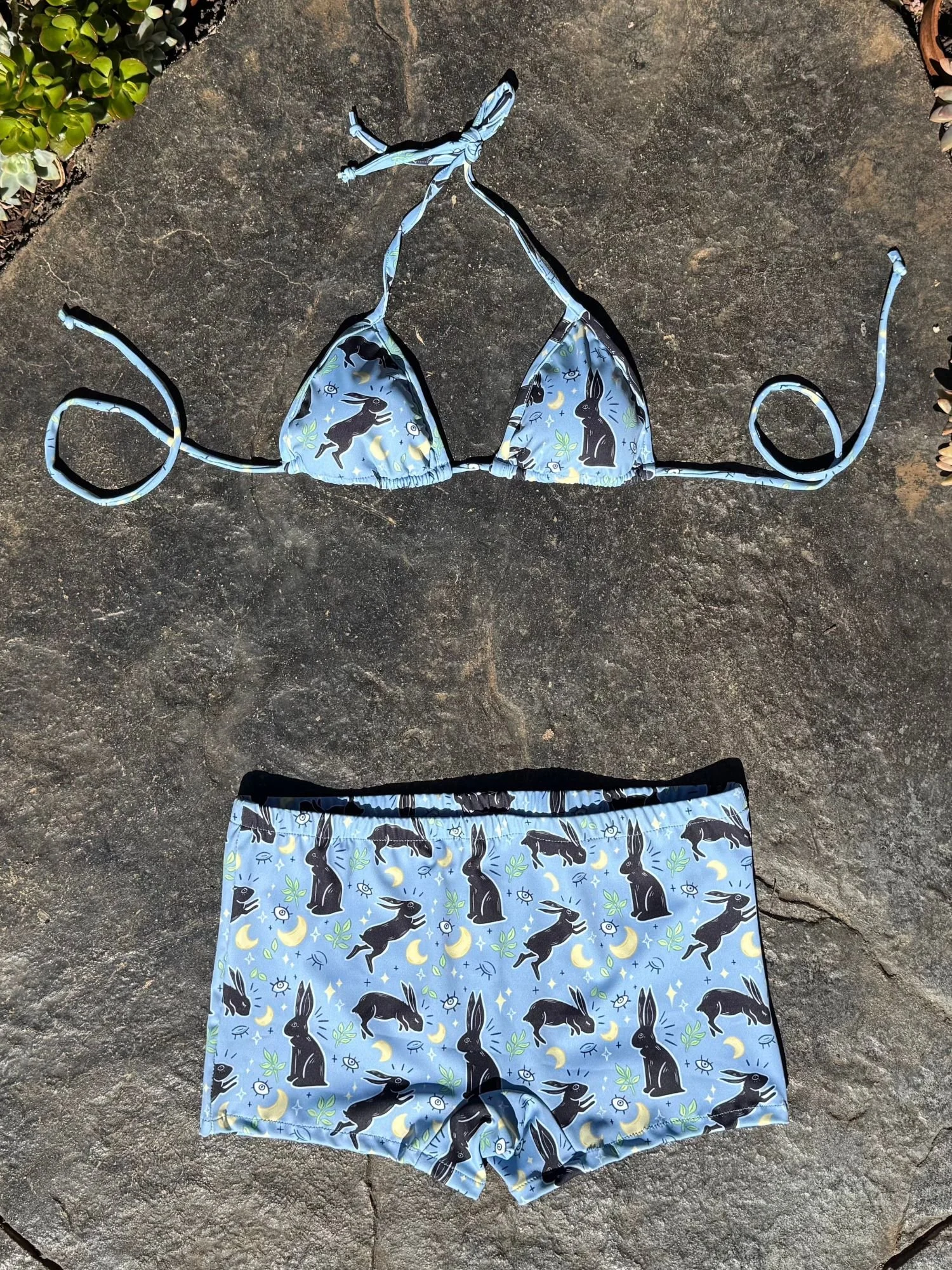 Bunny Print Tight Shorts.jpg