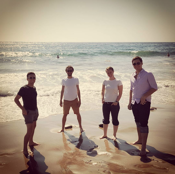 Obligatory beach photo courtesy of Becca (who also gave a great presentation at the Occasional and made amazing cookie road trip snacks).