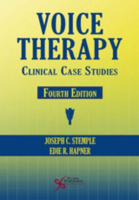 Voice Therapy: Clinical Case Studies (Stemple & Hapner) (2014, Contributing Author) 2 Cases: Case Study 4: Therapeutic Modalities for the Touring Musical Theater Vocal Athlete & Case Study 8: Treating Vocal Injury in a Physically and Vocally Demanding Performer