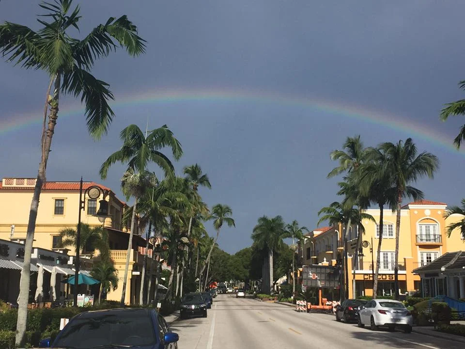 I mean, COME ON. Taken on Naples' Fifth Ave just after my reading.