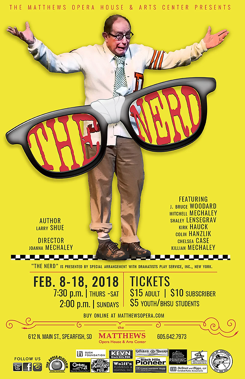 "The Nerd" 11" x 17" and 8.5" x 14" 4/Color posters