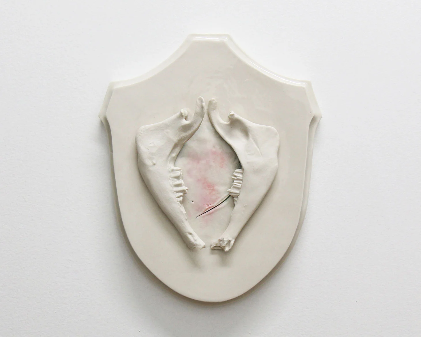 With Teeth, 2015 Glazed porcelain