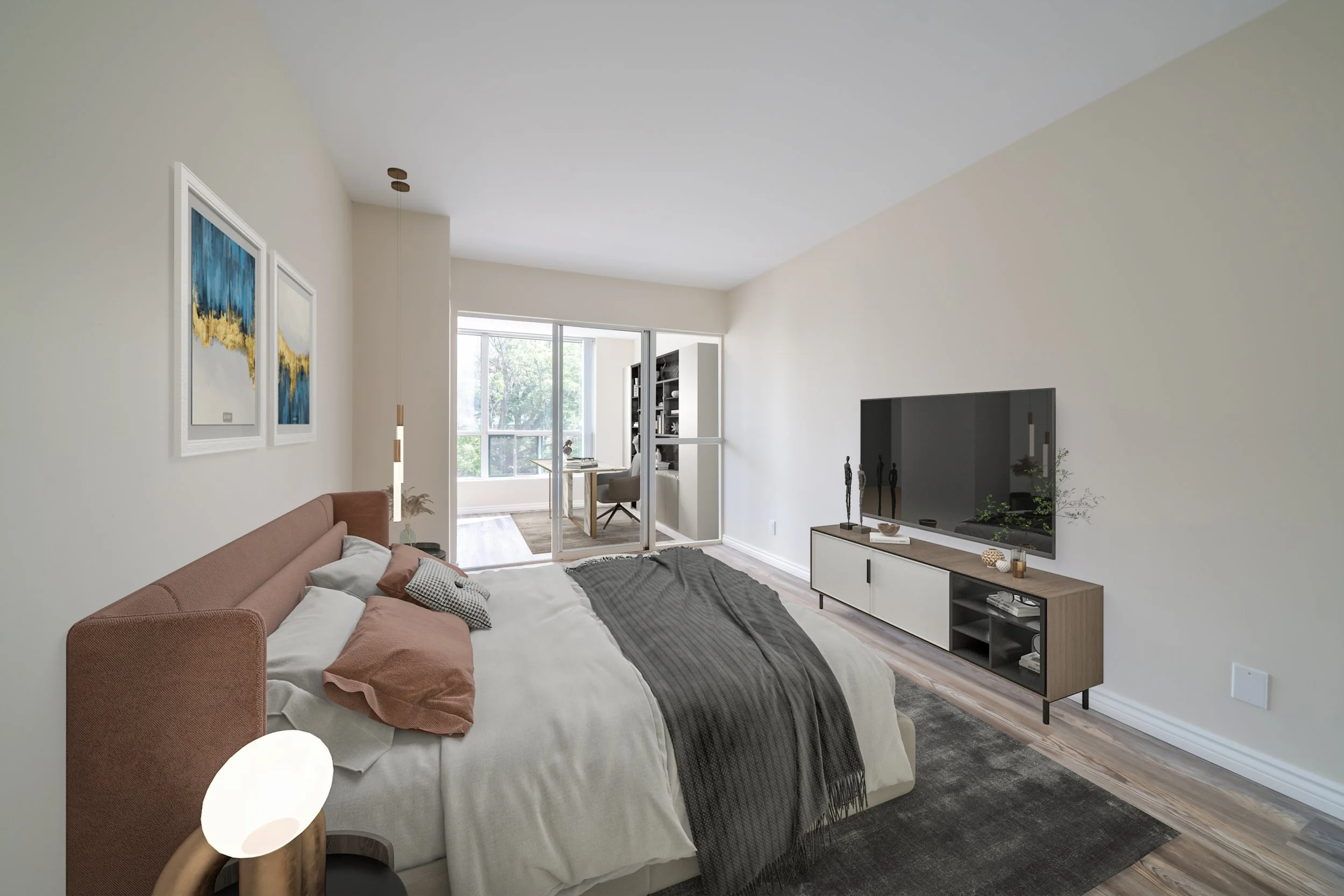 92 King St E Unit 419 Bedroom 1_staged.jpg