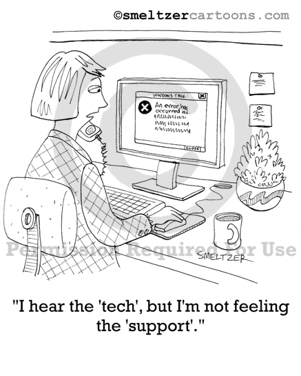 Tech Support Cartoon - 