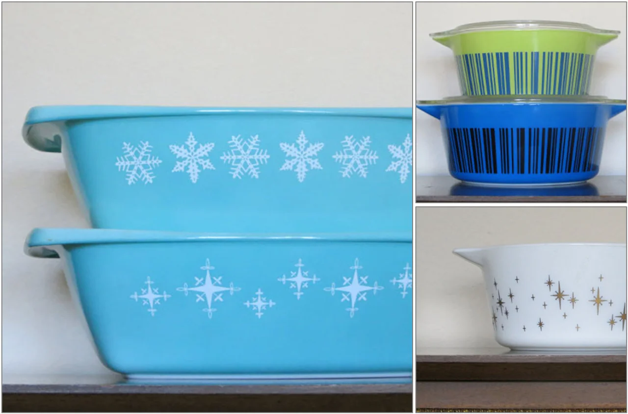 So, I am currently working on a book about rare and hard to find Pyrex and I want to know if there is anyone else out there who has rare Pyrex that they would like featured in the book. The Pyrex collecting community has been AWESOME and I have had a lot of amazing submissions from people in the Facebook groups. If I didn’t reach out to you, and I should have, please let me know! I want to make this book as comprehensive as possible (at least until the next rare piece is discovered). Send me an email at hotforpyrex (at) gmail (dot) com if you want more information or have a picture to share. I always love talking to other Pyrex addicts :)