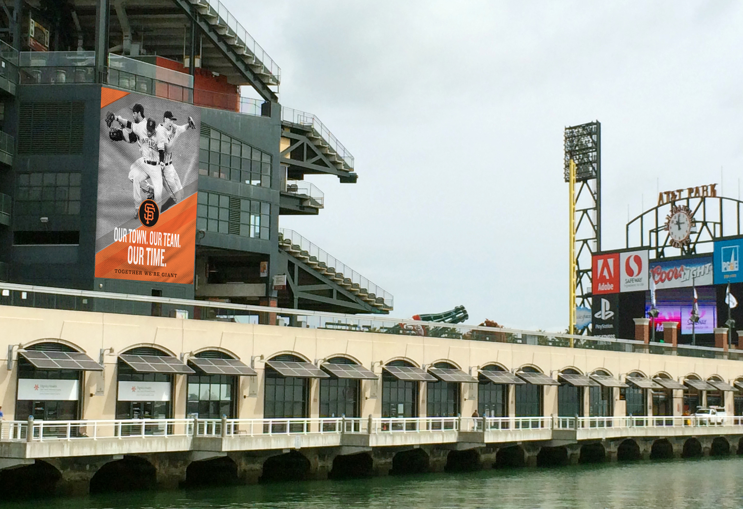 Ball Park Banner In Environment