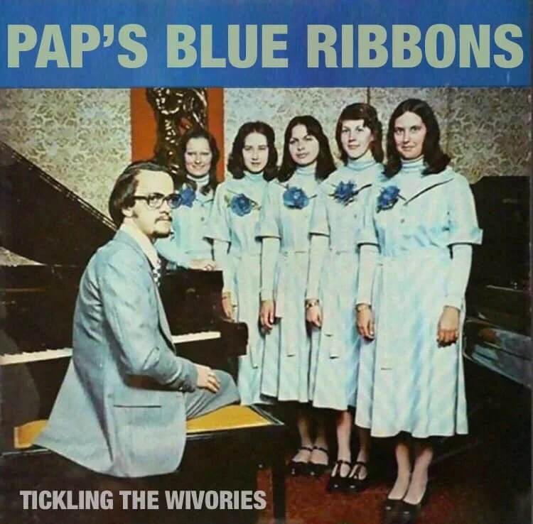  Band Name Winner “Pap’s Blue Ribbons”:  Hilary Lannan  Album Name Winner “Tickling the Wivories”:  Lesly Pyle  
