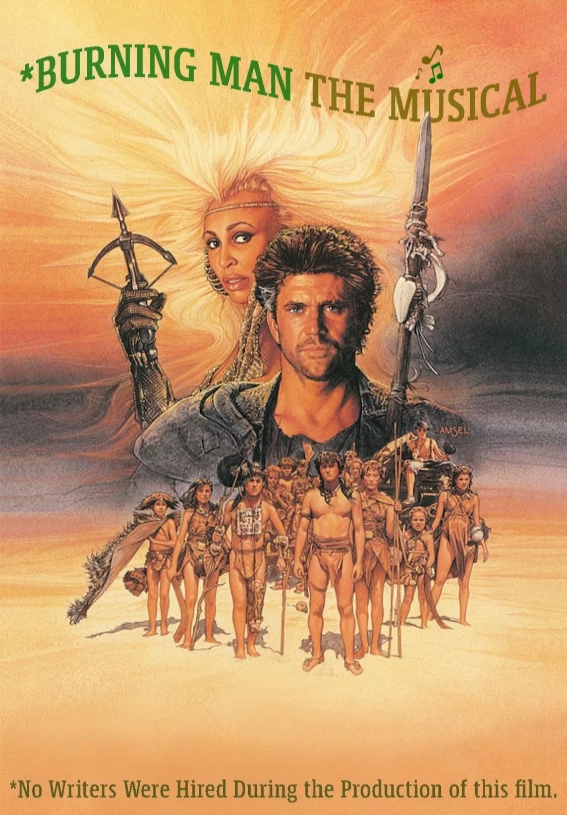  This "Movie Re-Name" Winner:  Rob Katzenstein  Movie:  “Burning Man. The Musical"   The "Tagline" Winner:  Lesly Pyle  Tagline:  “*No Writers Were Hired During the Production of This Film”  