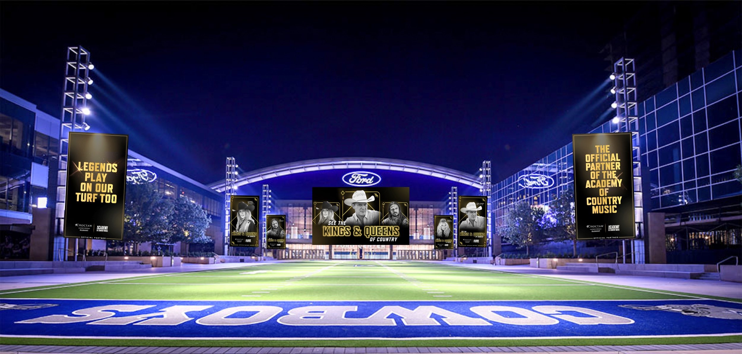 Choctaw Casinos + Academy of Country Music Awards ______________________________ Our goal for this multi-media campaign was to introduce Dallas country music fans to Choctaw’s award-winning concert venue up north in Durant, Oklahoma — where many
