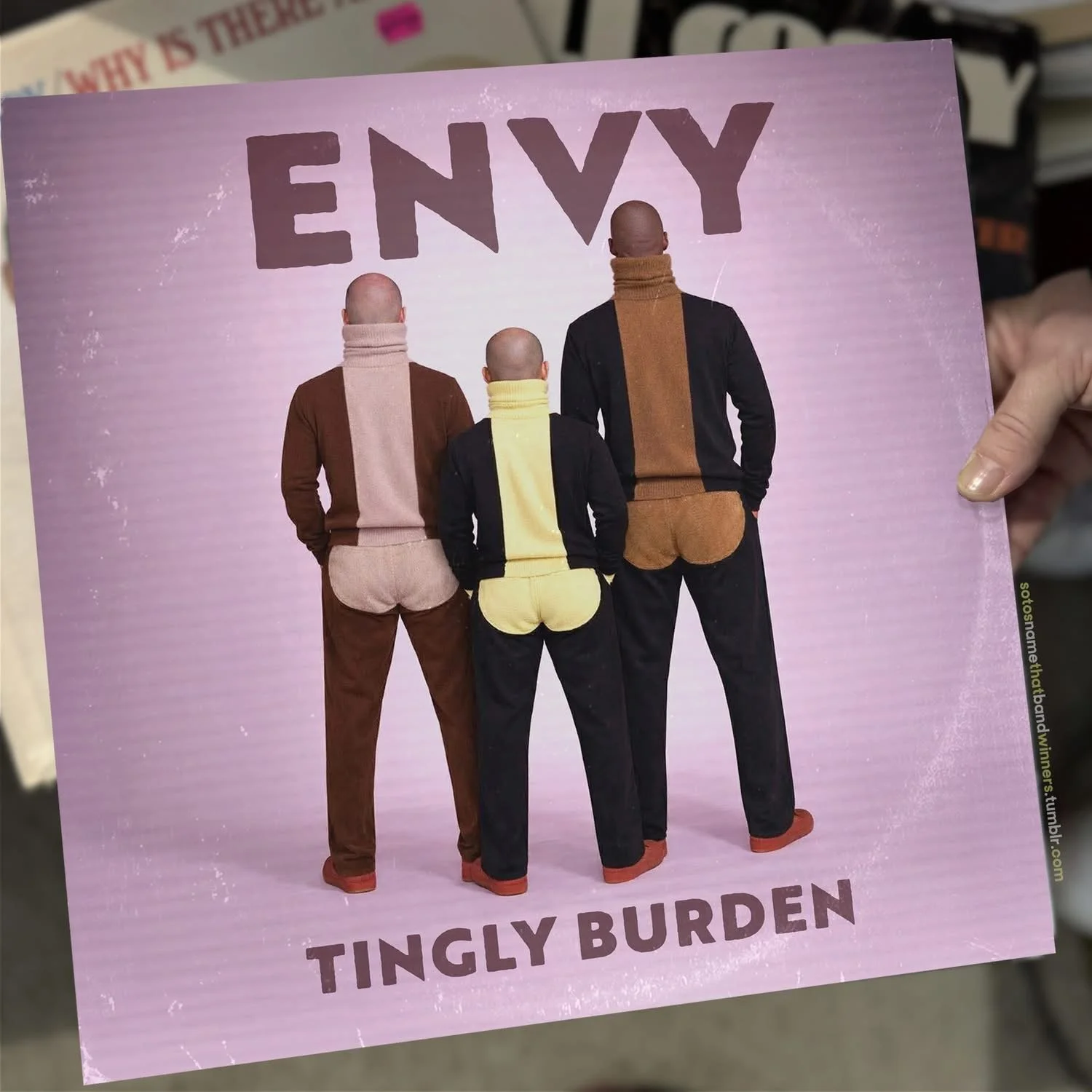  Band Name Winner “Envy”:  Lesly Pyle  Album Name Winner “Tingly Burden”:  Jon Soto  