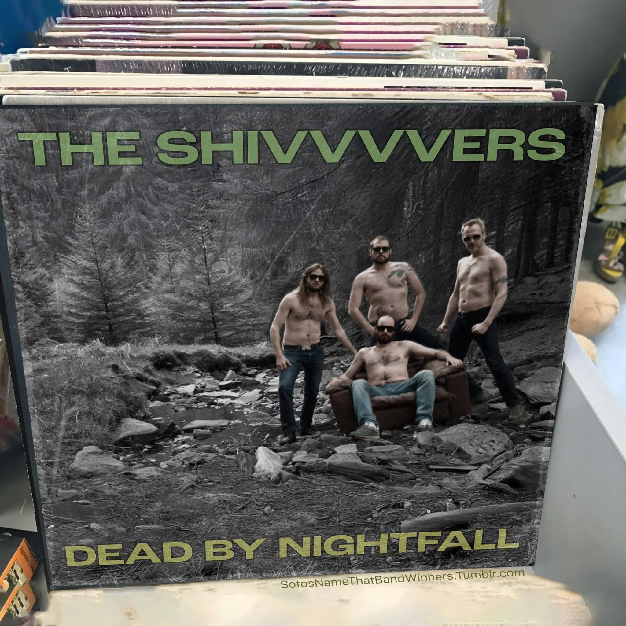  Band Name Winner “The Shivvvvers”:  Lesly Pyle  Album Name Winner “Dead by Nightfall”:  Jay Nicholas  