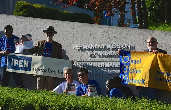 Protest over Canada's Garbage Dumped in Philippines brought to the UN in Geneva