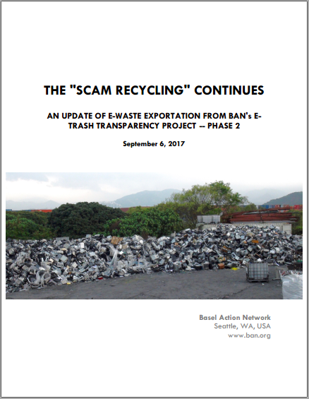 Watchdog Group's GPS Trackers Find More Fake Electronics Recyclers  Sending e-Waste to Asia