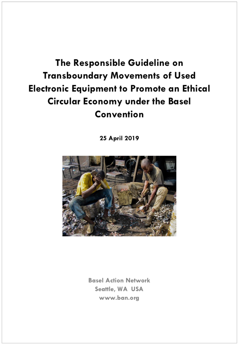 New Responsible Guideline for Trade in Used Electronic Equipment Published