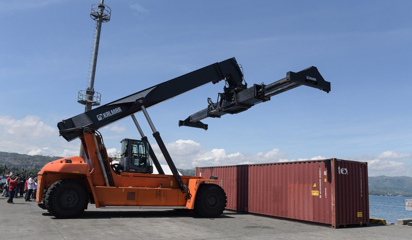 The Philippines sent the container away on June 3. Photo: Greenpeace Hong Kong Office/ Froilan Gallardo