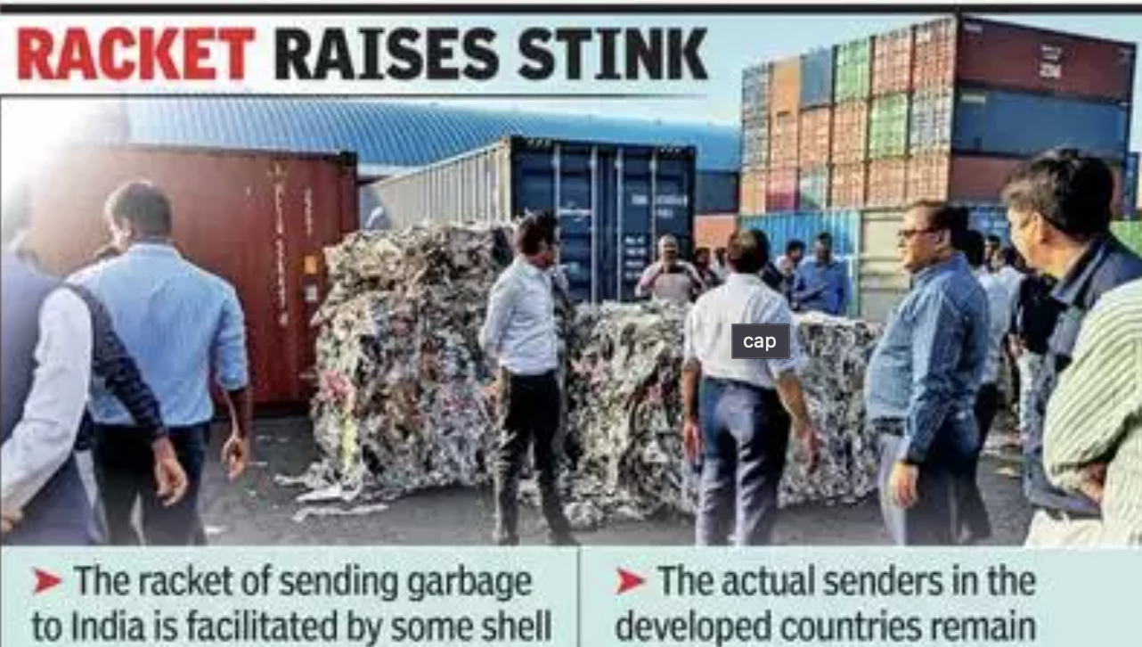 Customs dept sleuths blow lid off dump in India racket