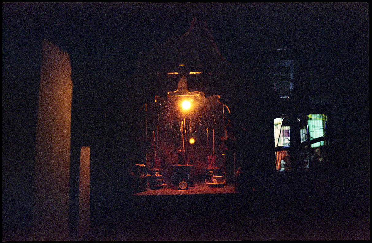 Shrine in local alley.