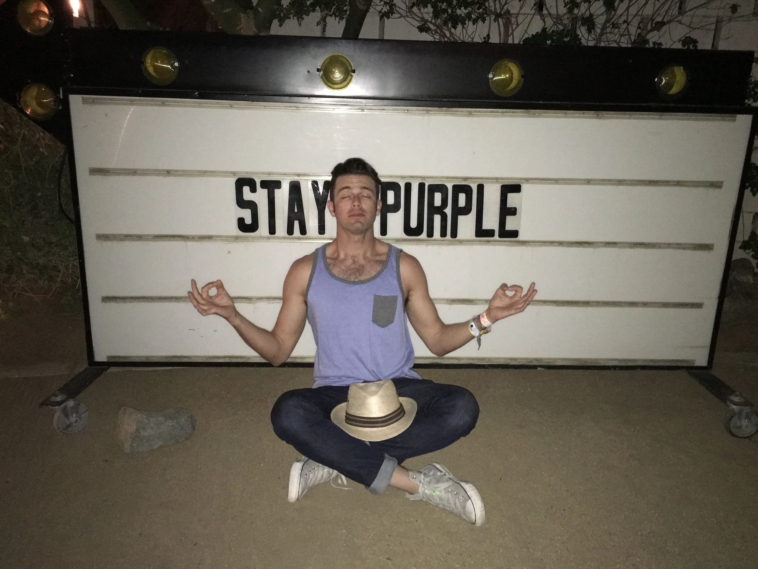 Found this at the Ace Hotel. Coincidental Prince's passing brings showers of Purple Rain during this purple dragon time.