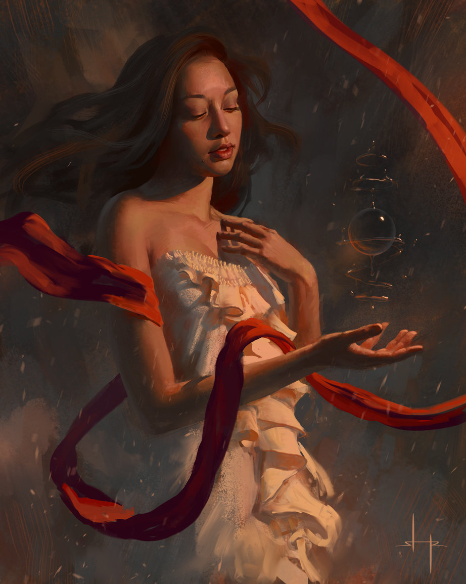Exemplo do trabalho do artista Houston Sharp para a revista 2DArtist de maio de 2014
