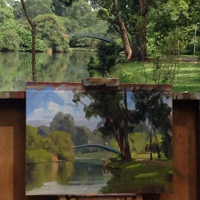 O prazer de se reconectar com a beleza do mundo, através do desenho, pintura e escultura