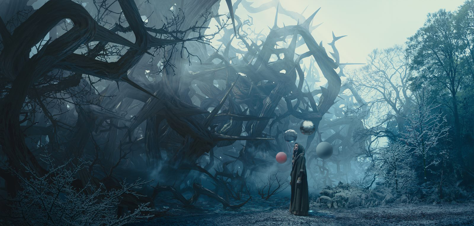 Estudo do autor diretamente sobre quadro do filme Maleficent
