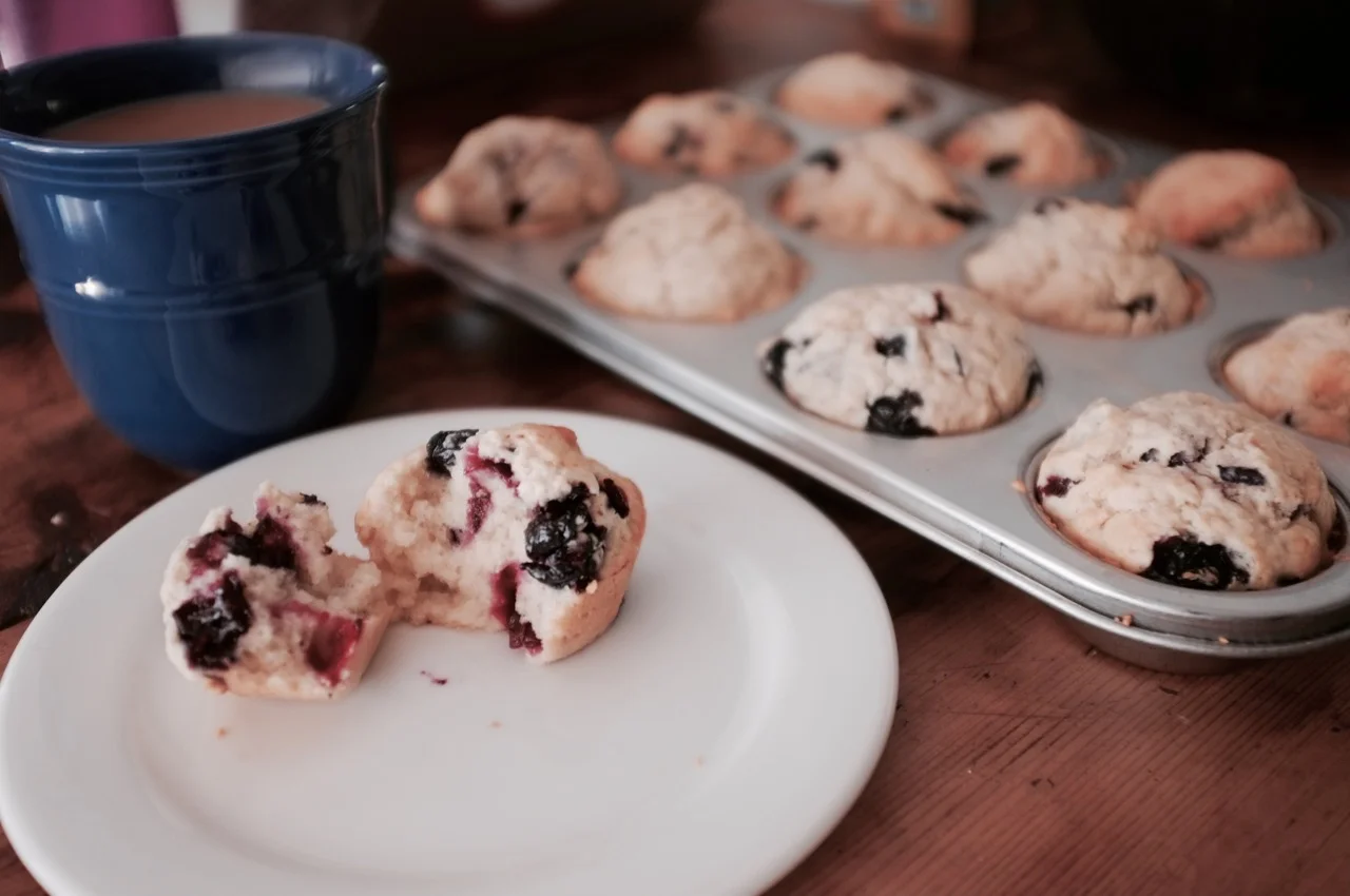 Make Anywhere Blueberry Muffins