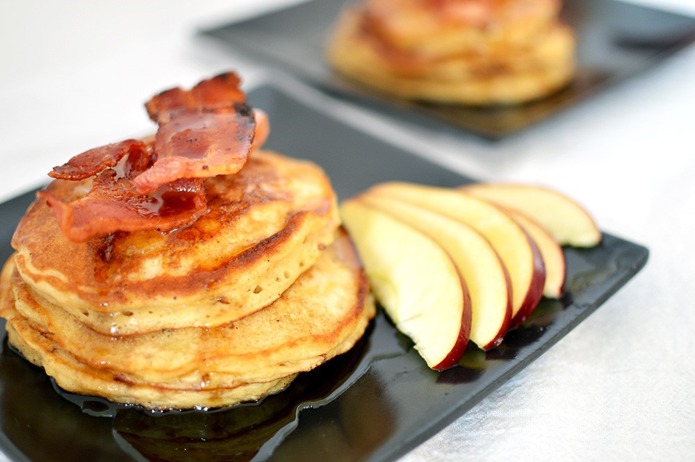 Bacon Apple Pancakes