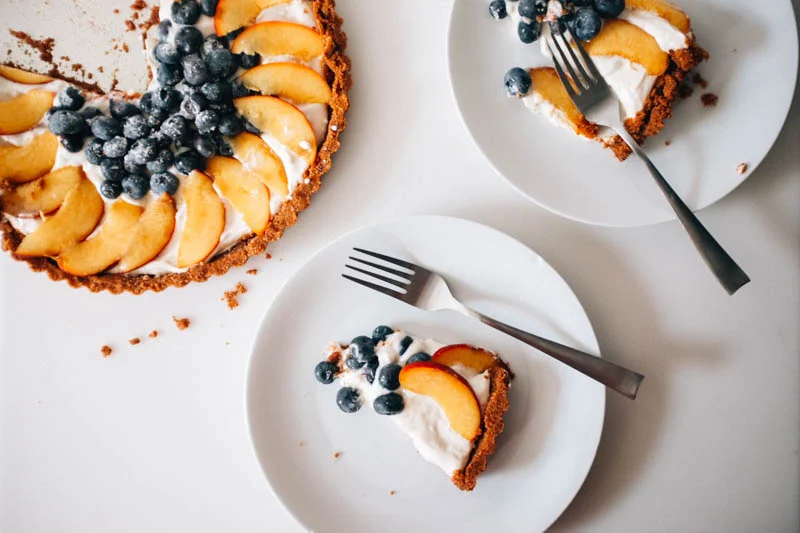 Summer Fruit Greek Yogurt Tart