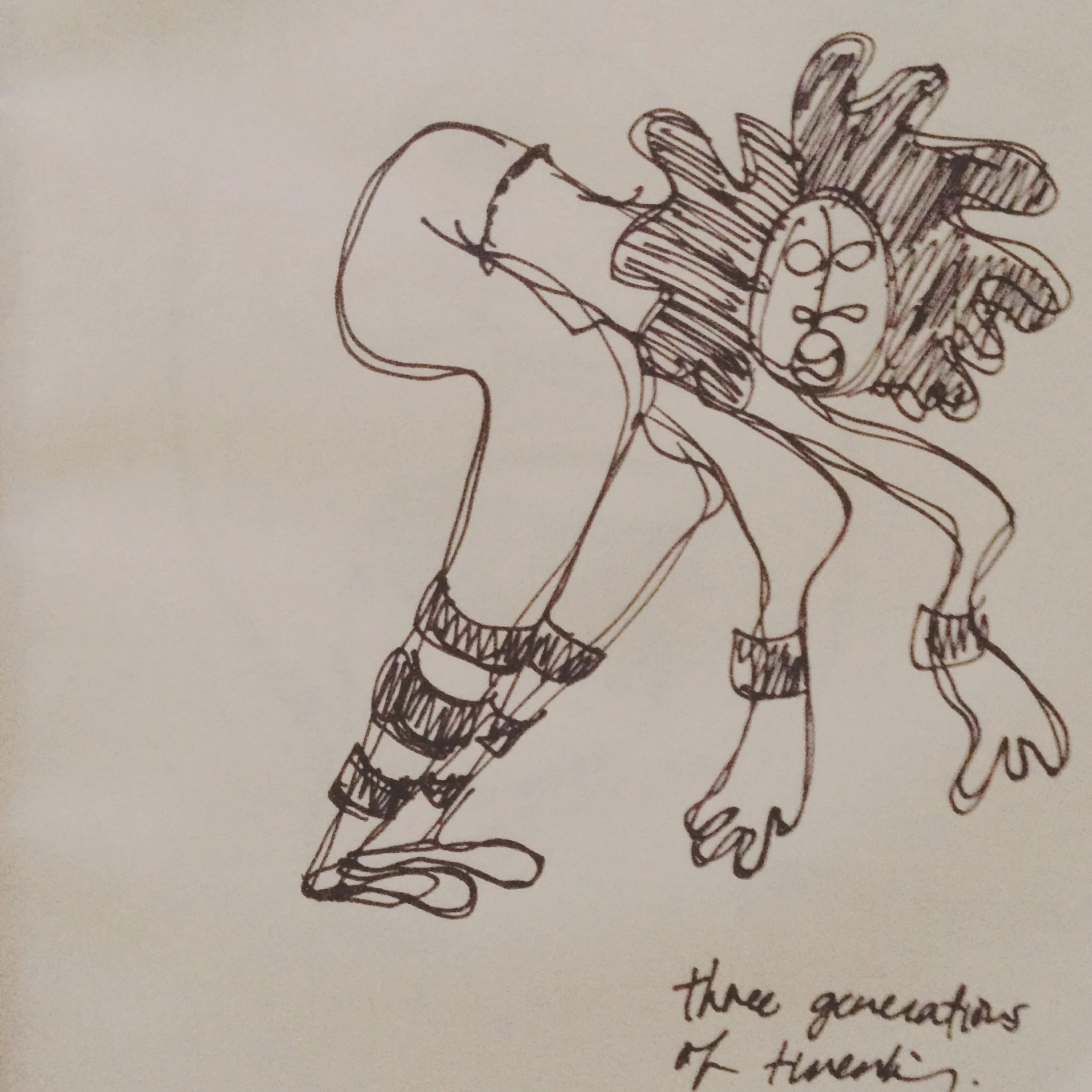 ©, 2015, Tarah Douglas , three generations of twerking THREE GENERATIONS OF TWERKING | August 25, 2015 words by sundai johnson you told my body be quiet, so how dare my hips speak up, and curve cups to put my palms in, booty bodied, twisting lines into shapes, i'm paint, see me roll master pieces out of brown skin