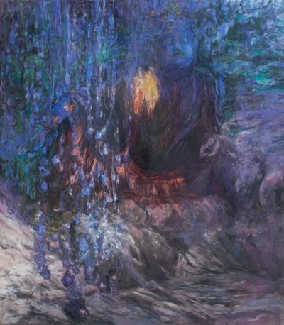 Rain 84 x 78in oil on canvas 2010