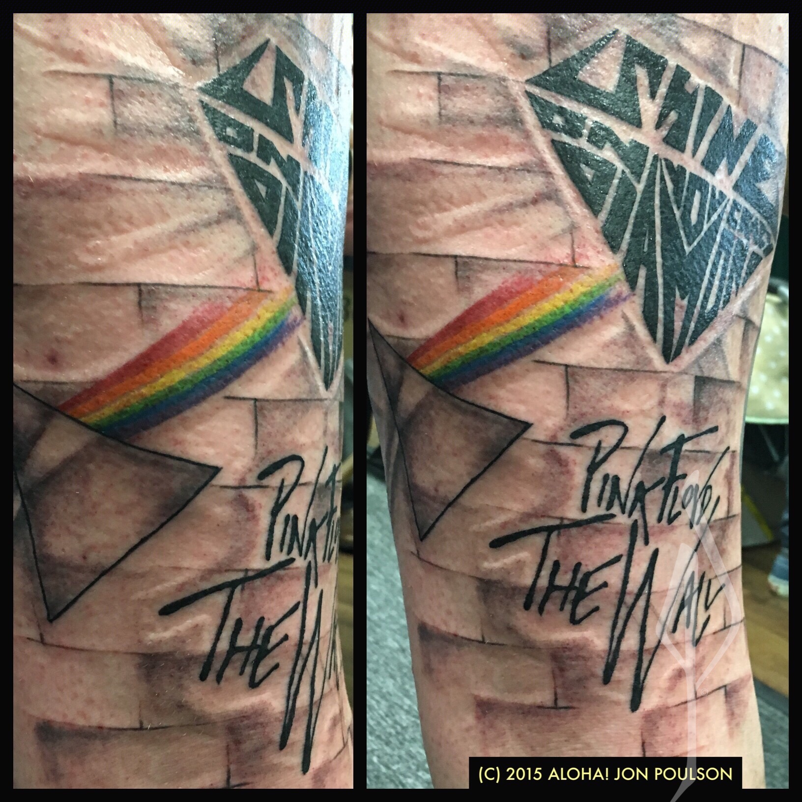 Pink Floyd Tattoo by Jon Poulson - Aloha Salt Lake Tattoos