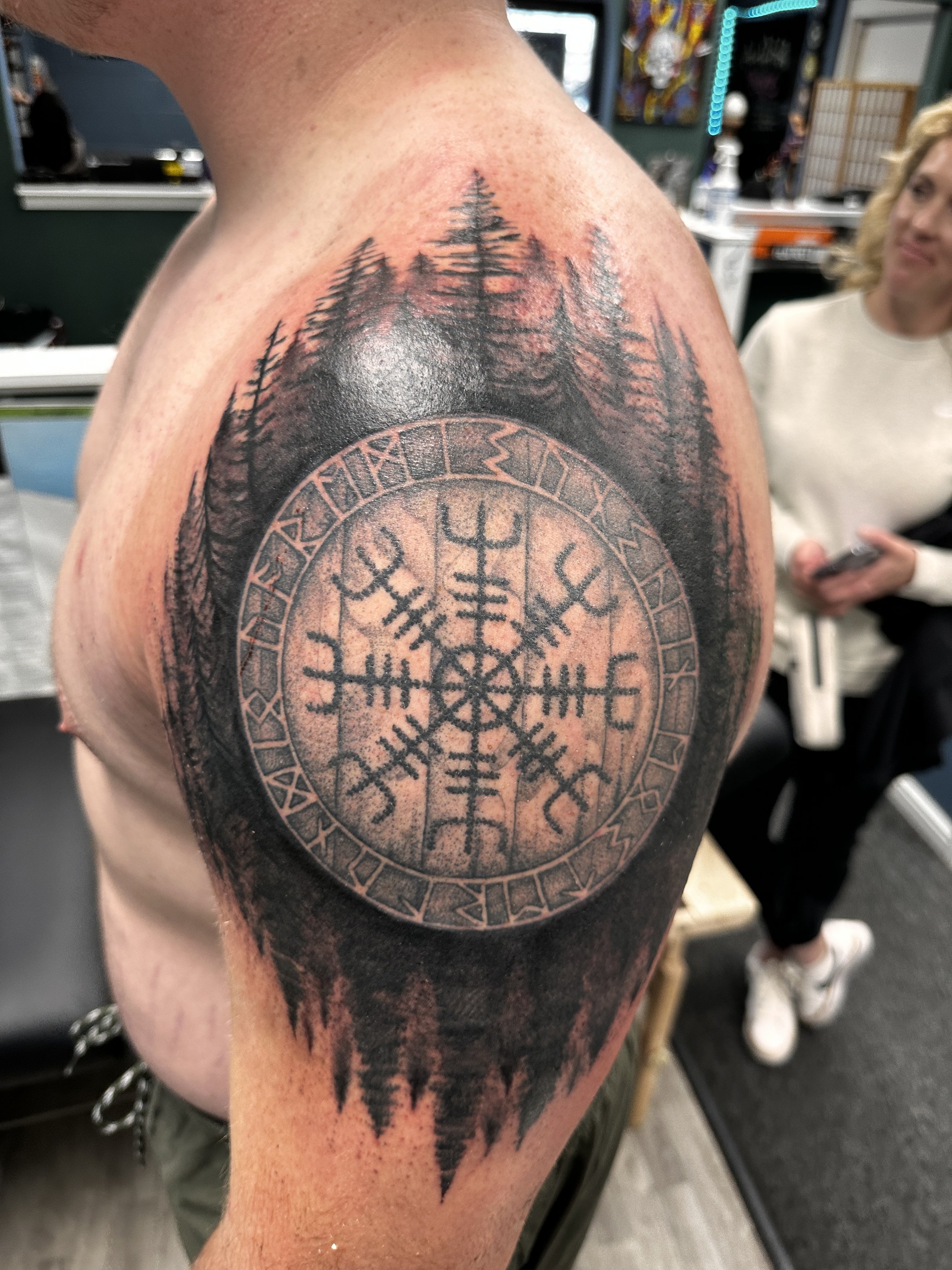 Nordic Compass Tattoo