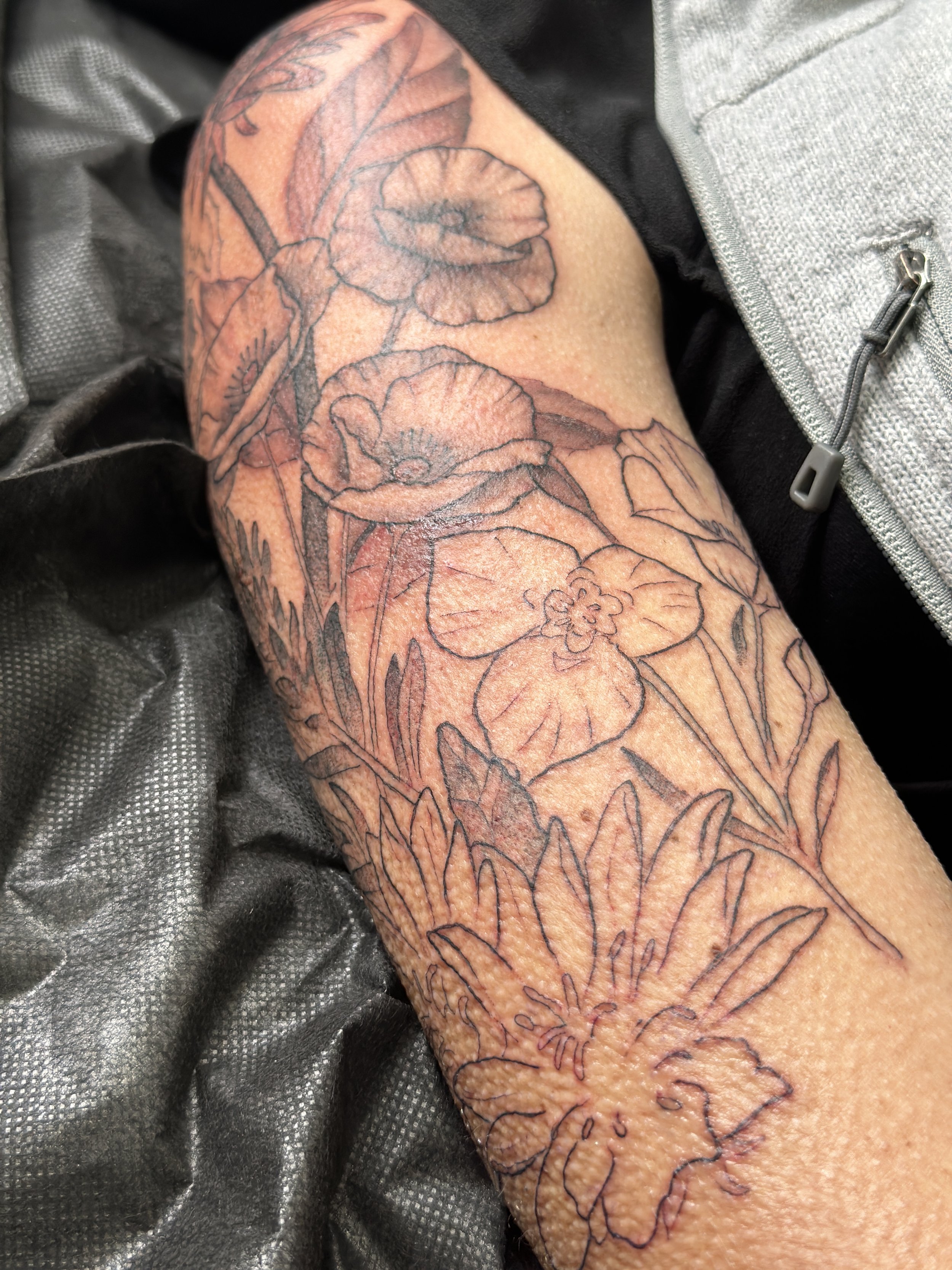 Utah Wildflowers Tattoo