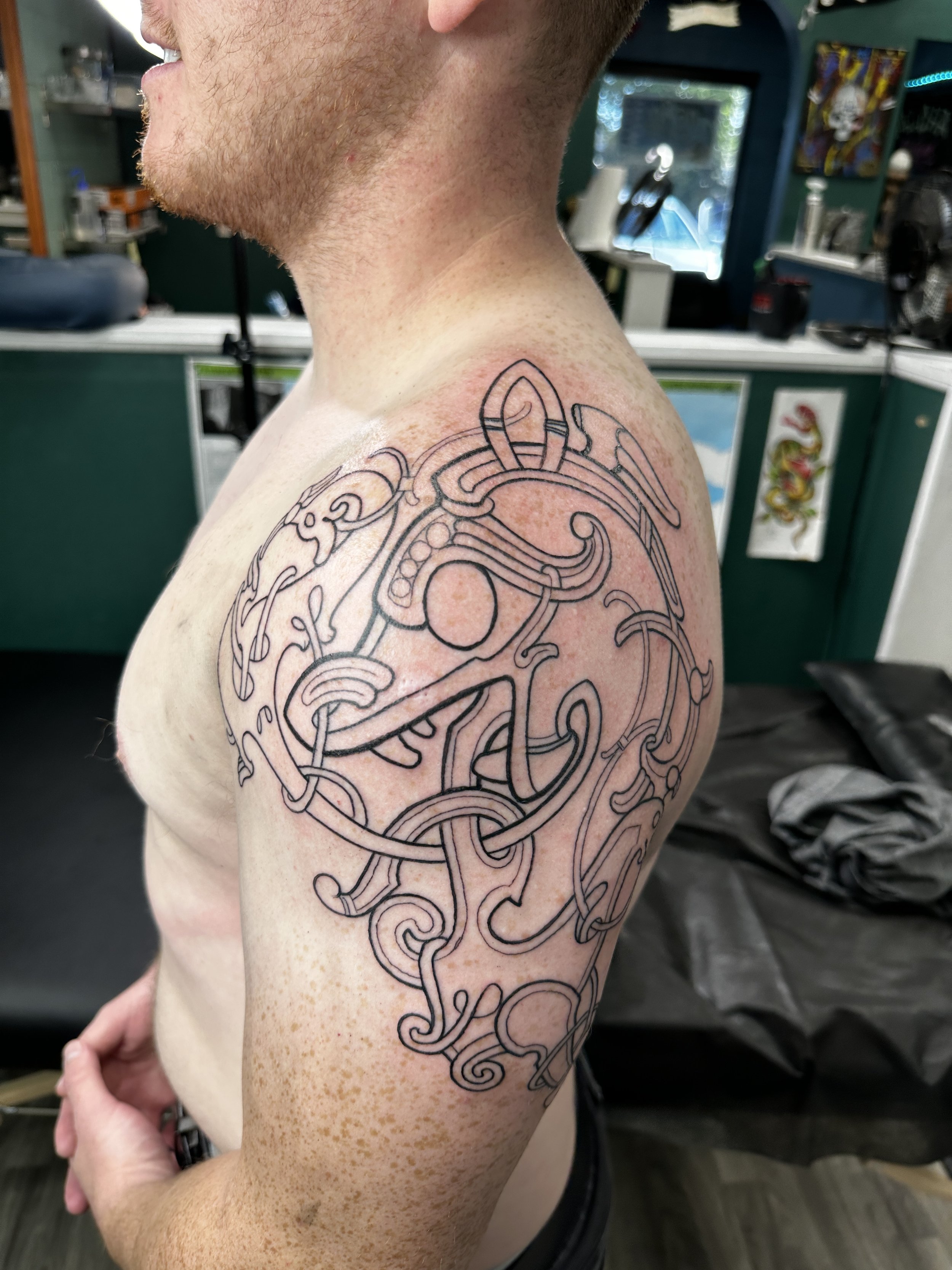 Norse Viking Orenburg Ship Tattoo0